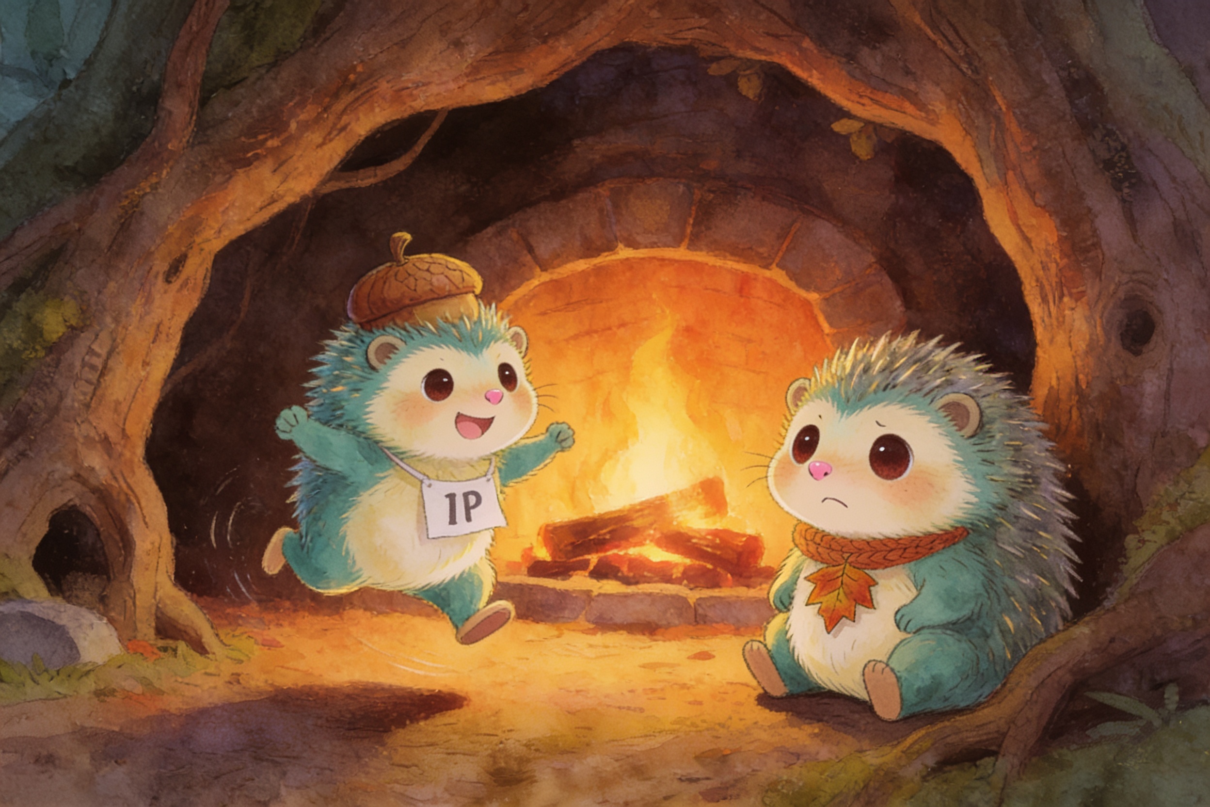 Illustration for page 3 of Pip and the Color of Brave