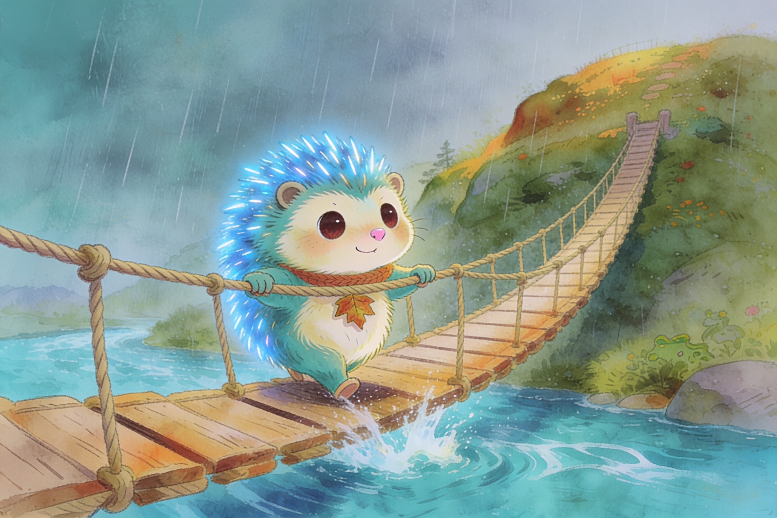 Illustration for page 7 of Pip and the Color of Brave