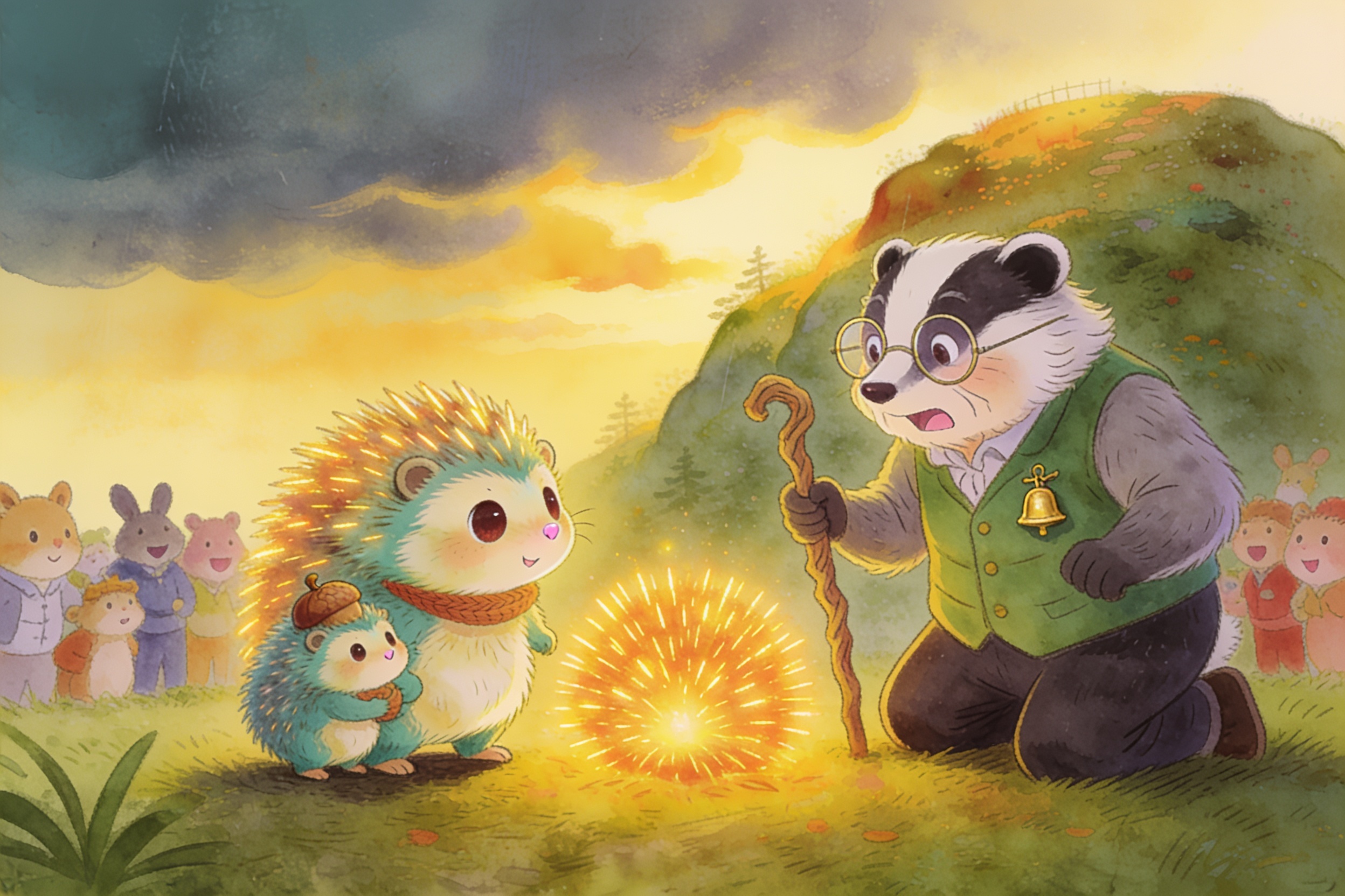 Illustration for page 9 of Pip and the Color of Brave